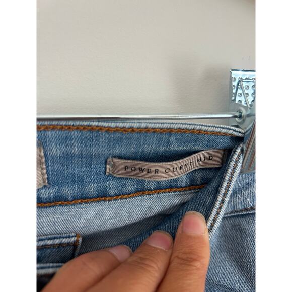 Guess Power Curvy Mid Jeans - Size 26 Light Wash Rare - Picture 5 of 8